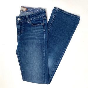 Paige Bootcut Jeans Dark Wash Mid Rise